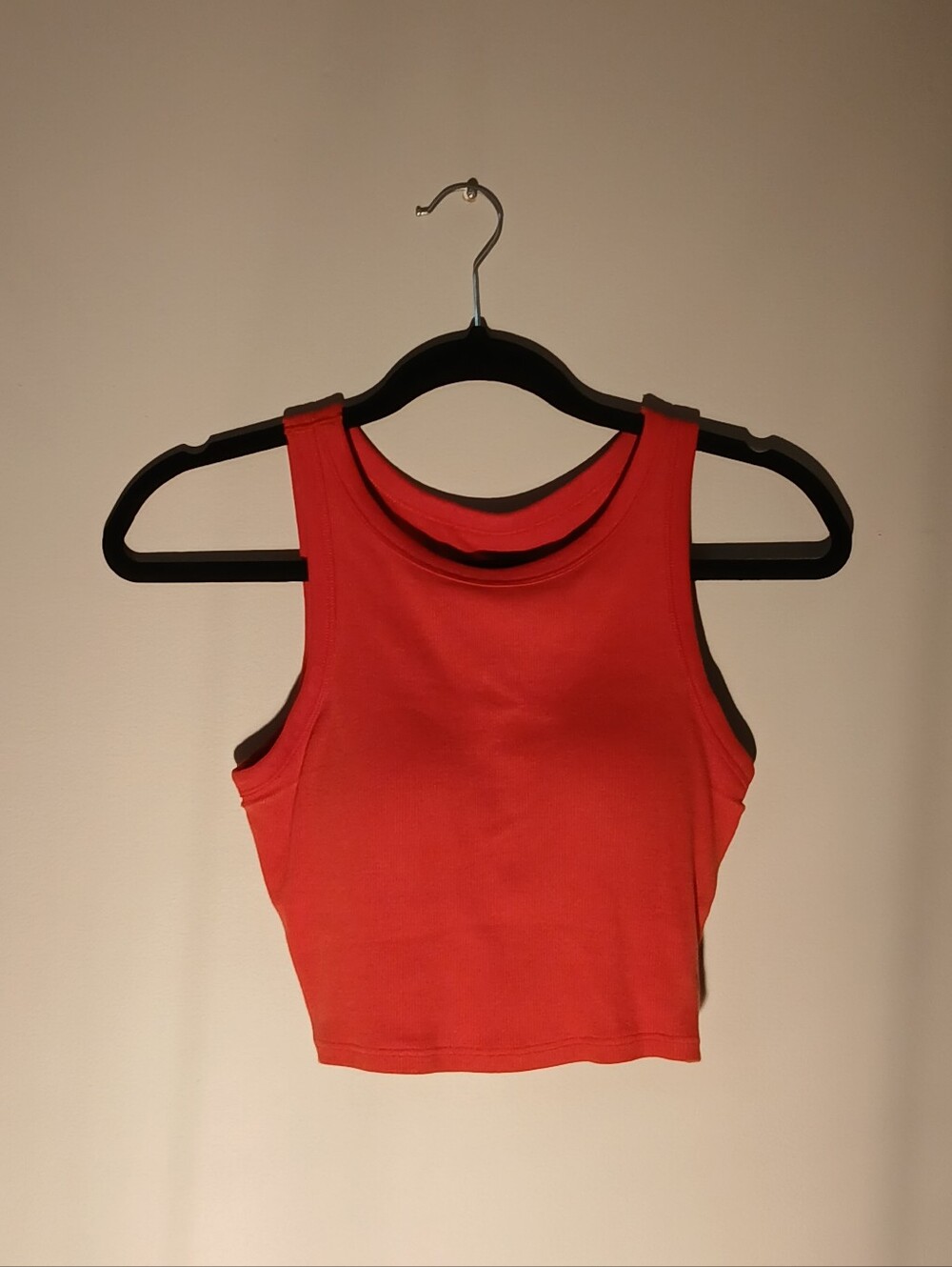 Women’s Orange Crop Tank Top